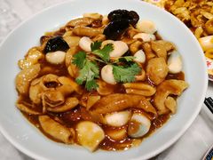 腊八蒜烧肥肠-天外天烤鸭店(八角店)
