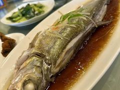 清蒸白水鱼-锦江中华村农家乐饭庄