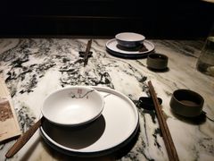 餐具摆设-绿茶餐厅(乐峰广场店)