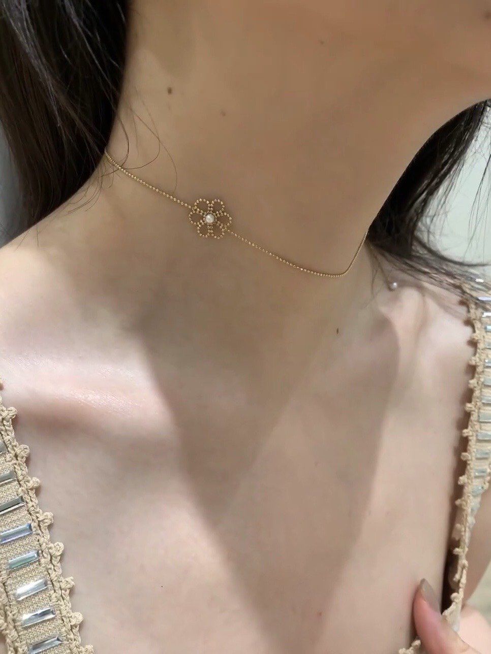 绝美小花花颈链