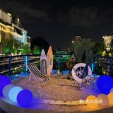 北京河上的特色餐厅