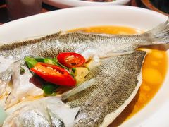 明火烤鲈鱼-绿茶餐厅(蓝色港湾店)