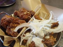 炸鸡翅一半一半-富乐满韩国正宗炸鸡韩国料理(虹泉路店)