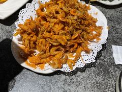 油炸小河虾-华盛园卷子王农家菜水库鱼