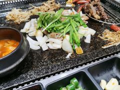 烤牛肠-韩阳王石板烤肉