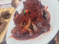 -草家酱蟹炭火烤肉店(珲春南路一店)