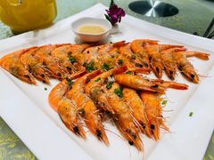 铁板香煎明虾-富黎华海鲜大酒楼(正大广场店)
