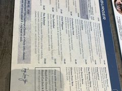 菜单-Fergburger(皇后镇店)