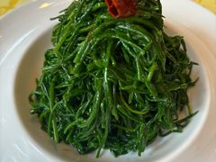 炝拌草原沙葱-德乐海蒙餐