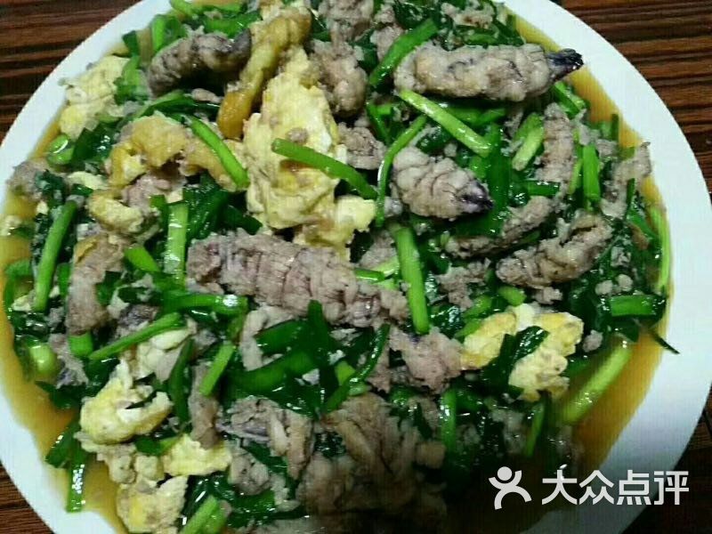 莱鲜家常菜-龙骨肉韭菜炒鸡蛋图片-抚宁区美食-大众点评网