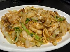 白菜鸡蛋炒年糕-金海湾海鲜排档(朱家尖店)
