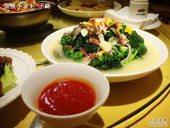 上汤西兰花-鹿港小镇经典老上海菜(长乐路店)
