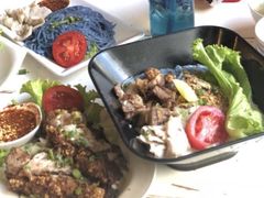 -蝶豆花蓝面条