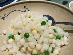 沙葛豆仁鸡头米-申粤轩酒楼·三十年粤菜经典(丁香花园店)