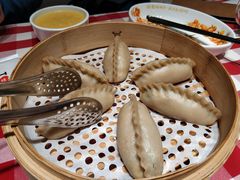 韭菜鸡蛋虾仁蒸饺-西贝(上海我格广场店)