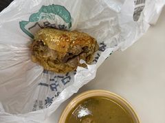 烧饼夹肉-黑窑厂糖油饼烤鸭·清真菜(旗舰店)