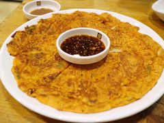 泡菜饼-喇喇排骨火锅·传统韩式脊骨汤(望京西园总店)