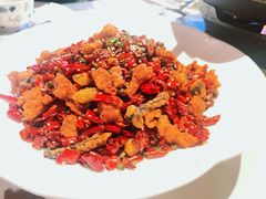 黑鸡枞菌拆骨辣子鸡-拾久(朝阳公园店)