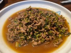 雪菜牛肉丝-食光慢宴·安吉土菜馆