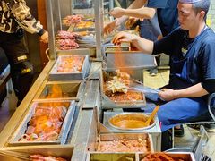 自助取餐区-有奴思烤肉·清真(正宁路店)