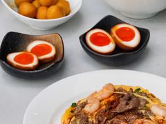 滑蛋牛肉虾仁饭-有章牛杂(石厦店)