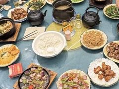 -古榕农庄·桑拿簸箕菜·招牌泥焗鸡(清远长隆店)