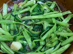 虾酱啫通菜-天宝食坊·啫啫煲大排档(西华路店)