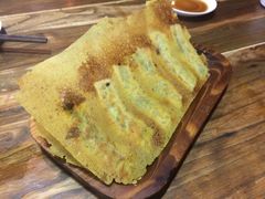 韭菜大肉锅贴-海荣锅贴馆(五味十字店)
