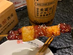 蜜汁菠萝叉烧-福苗小骆驼烧烤(大唐不夜城店)