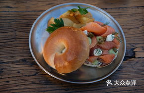 Smoked Salmon Avocado Bagel