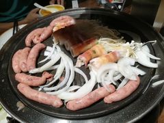 -明洞阿姨·韩式酱蟹烤肉·创意料理(三元桥店)