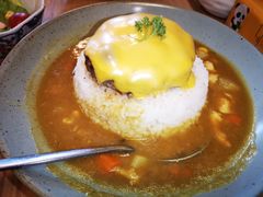 芝士牛肉汉堡咖喱饭-红小满休闲餐厅(十全街店)