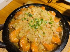 石板蒜蓉虾（小）-小菜园新徽菜(马鞍山金鹰店)