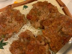香煎咸鱼肉饼-秦皇食府