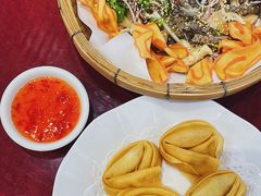 银鳕鱼炸云吞-云顶山庄·粤菜·农家菜(共和店)
