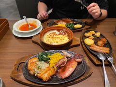 鱿鱼鸡排拼盘-萨莉亚意式餐厅(杭州滨江天街店)