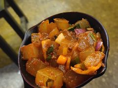 炒凉粉-沙州食驿·非遗小吃夜市