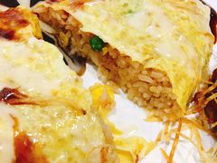 烤牛肉饼蛋包饭-韩香福脊骨汤锅(上杭路店)