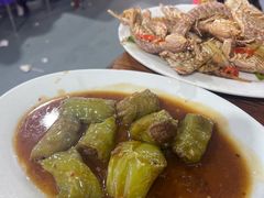 青椒塞肉-车头老二大排档