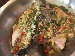生焖鲈鱼-梁记粥铺(开元地中海店)