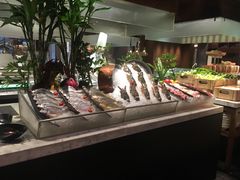 自助取餐区-厦门泰地万豪酒店-贡厨全日餐厅