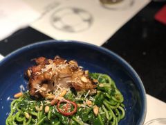 鸡肉松仁菠菜汁意面-西堤牛排(龙德广场店)