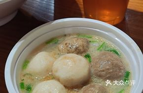Beef tendon balls with fish balls