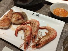 泰式黑虎虾-大渔铁板烧(花园道店)