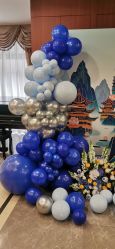 -宝宝百日宴周岁生日派对气球布置策划