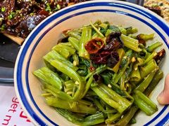 芥末空心菜-回味黑鸭煲·始于2006(万松园店)