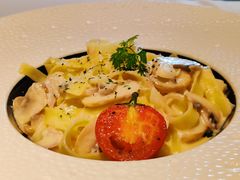 蘑菇蒜香柠檬奶油意大利面-燃扒房Steakhouse(皇庭店)