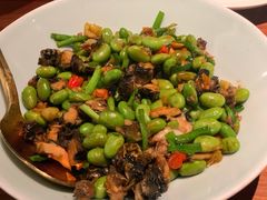 毛豆紫苏炒田螺肉-望湘园·洞庭渔宴(浦江欢乐颂店)
