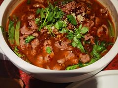 水煮肉片-绿茶餐厅(华联万柳店)