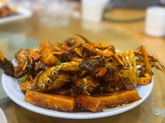 毛蟹炒年糕-牧羊餐厅